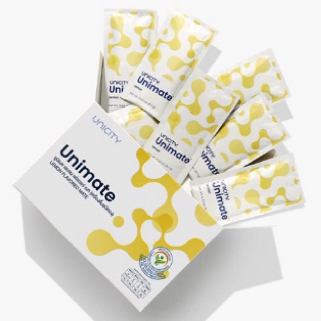 Unimate ชาเยอร์บามาเต้ เครื่องดื่มบำรุงสมองและสุขภาพ เพิ่มพลังงานและลดความเครียด  ชาอารมณ์ดี ช่วยลดไขมัน  1 กล่อง 30 ซอง