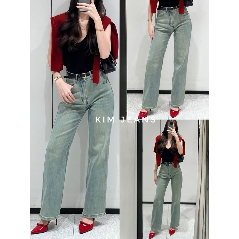 Kim jeans 990.- กางเกงยีนส์ขากระบอกเล็ก ผ้ายีนส์ยืดใส่สบายทรงสวยมาก