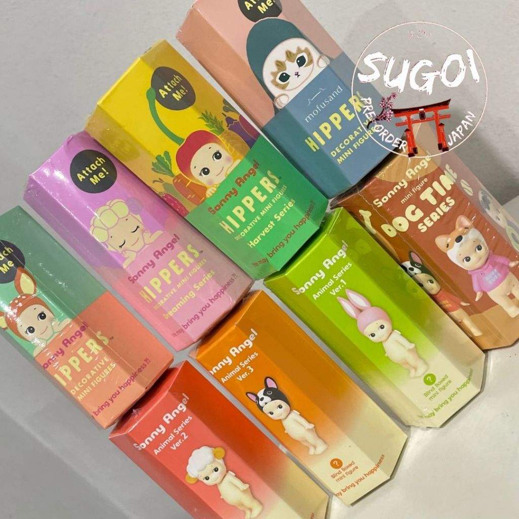 (ใช้โค้ดลด 30%ได้ ) SONNY ANGEL HIPPERS (ของแท้ 100% ) แบบกล่องสุ่ม hippers animal series คอลสัตว์ mofusand