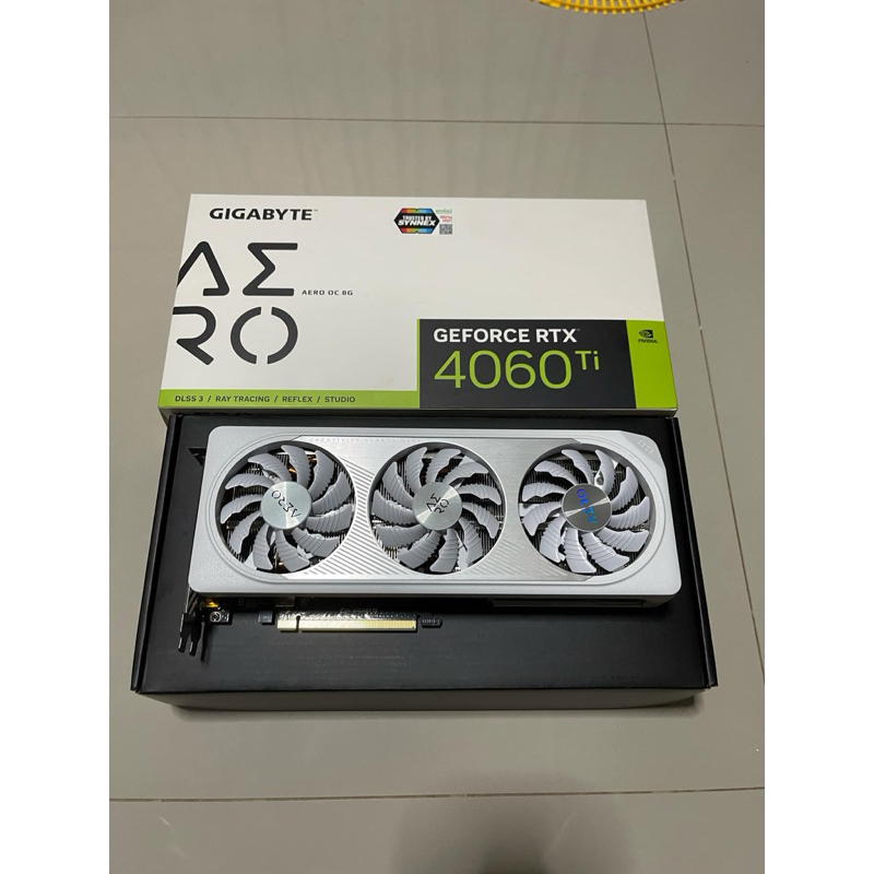 GIGABYTE RTX 4060 TI AERO OC 8G ประกัน SYNNEX 23/02/2570