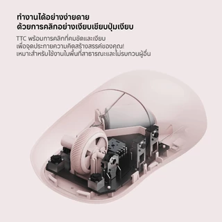 Xiaomi Wireless Mouse 3 เมาส์ไร้สาย เมาส์บลูทูธ โหมดคู่ 2.4GHz และบลูทูธ รับประกัน 1 ปี - DIMI