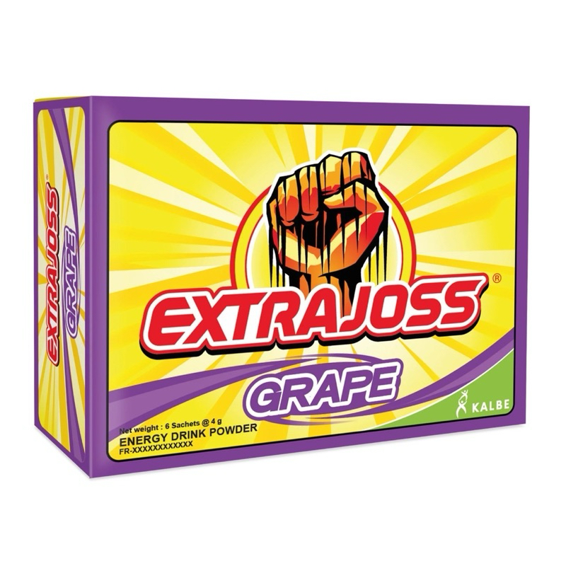 Extra joss grape / Extra joss anggur 1 กล่อง มี 6 ซอง