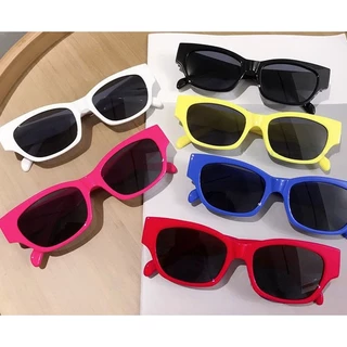 Victoria's Sunshine😎แว่นตากันแดด ป้องกันรังสียูวี 400 กรอบสี่เหลี่ยมผืนผ้า แฟชั่นสําหรับผู้หญิง beach