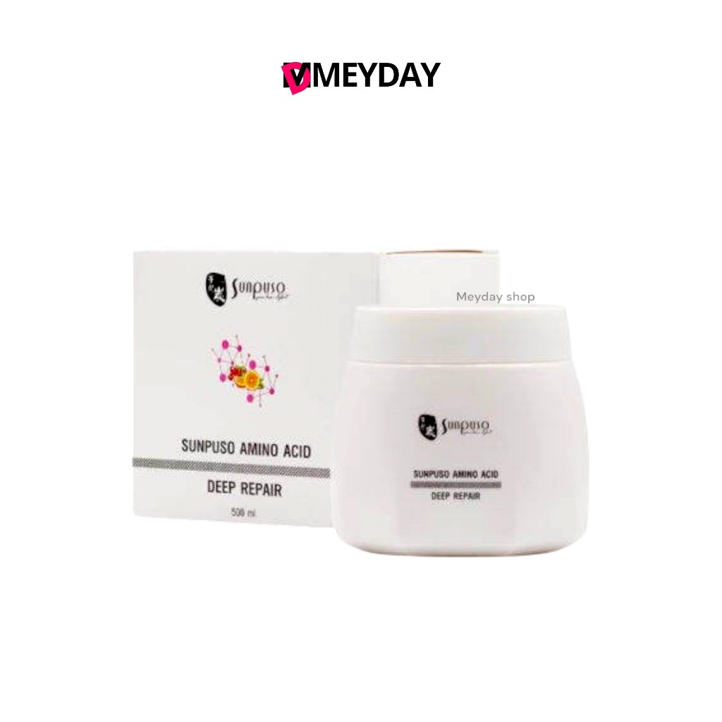 ซันปุโซะ อะมิโน เอซิด แฮร์มาส์ก อินเทนซีฟ รีแพร์ Sunpuso Amino Acid Deep Repair สูตรเข้มข้น ทุกสภาพเส้นผม และผมเสียมาก