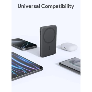 [CCC] AUKEY PB-MS03 5000mAh Qi Magnetic พาวเวอร์แบงค์ไร้สาย Power Bank รองรับ iPhone 17/16/15/14