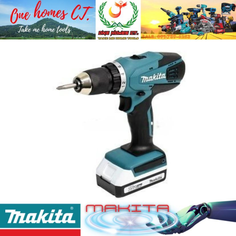 MAKITA รุ่น DF457DWE สว่านไขควงไร้สาย 18V G-TYPE (สินค้ามีคุณภาพ..พร้อมจัดส่ง..) # ออก..ใบเสร็จ-ใบกำ