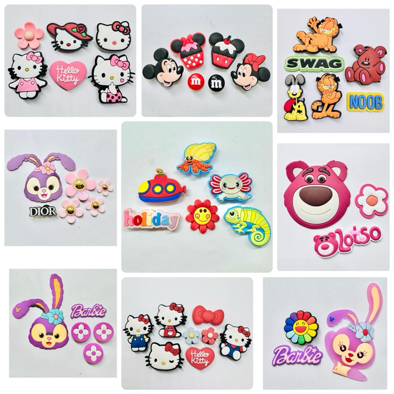 TBA  Set1ตัวติดกระเป๋ามีรู ”ชุด รวมเซต ”👜🛍️ Bag Charm “ Set Mix  ” งานดี สีสวยสด สายเกาต้องไม่พลา tbct - รูปที่ 2