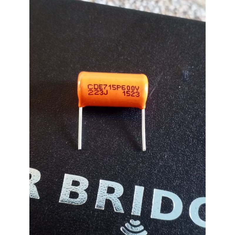 Capacitor orange drop 0.022uf. made in usa. ของสต๊อกไทยพร้อมจัดส่ง