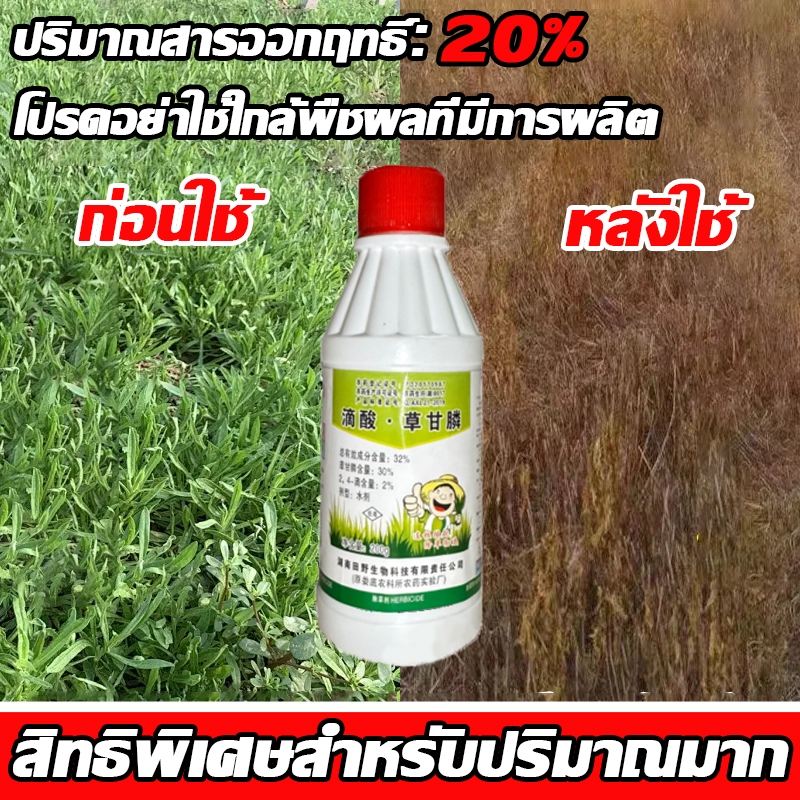 กำจัดวัชพืชได้หมด ไม่งอกใน10ปี ยาฆ่าหญ้า วัชพืชไม่มีอีก สารกําจัดกอไผ่ ธรรมชาติ 100% ใช้กำจัดวัชพืชได้ทุกชนิด 200ML