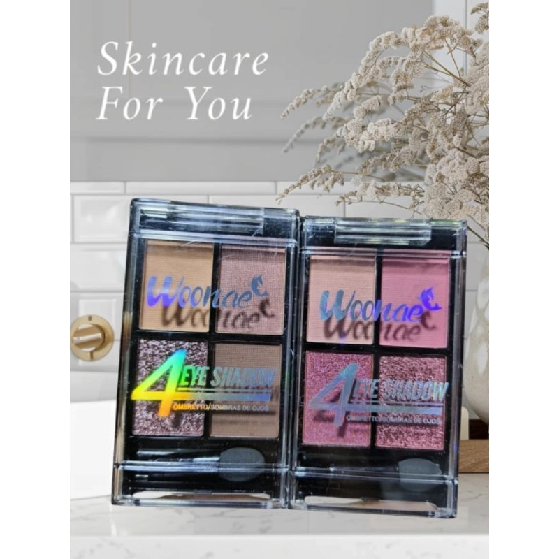 Woohae 4 EYE SHADOW อายแชโดว์และบลัชออน คละสี