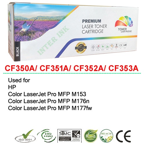 หมึกเทียบเท่า Color LaserJet Pro MFP M153/ M176n/ M177fw (130A) Full Color