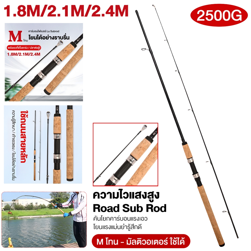 ✅ซื้อ 2 ชิ้น ลด 20฿ คันเบ็ดอาชิโน่ LOCAL (แพคท่อกระดาษแข็ง) ASHINO LOCAL คันอาชิโน่โลคอล คันสปินนิ่ง