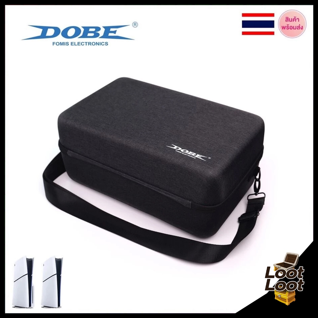 DOBE กระเป๋าเก็บเครื่องเกม PS5 Slim พร้อมอุปกรณ์ TP5-3590