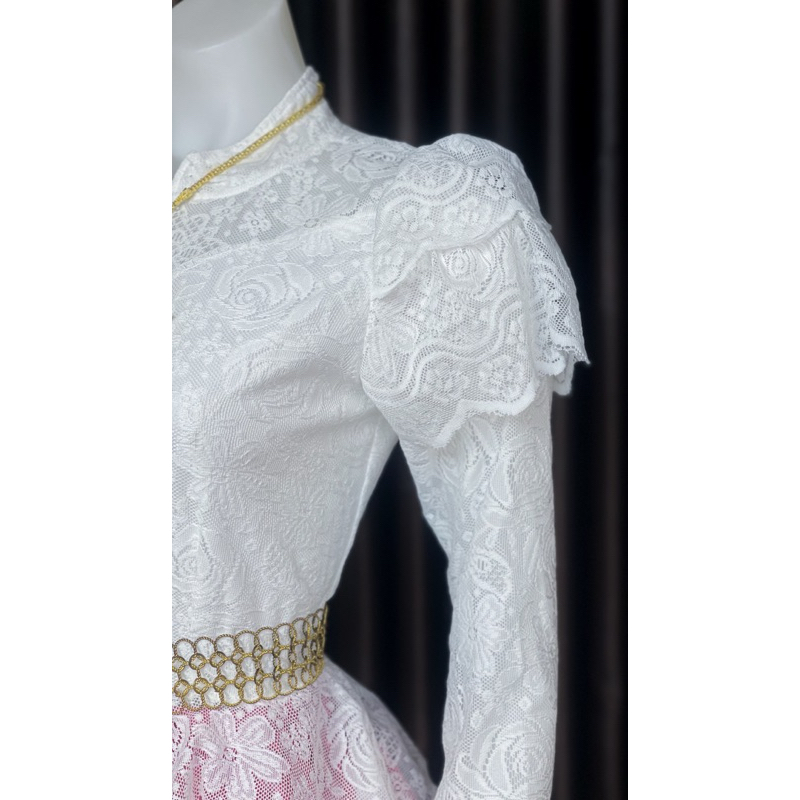 เสื้อลูกไม้ ชุดไทยรัชกาลที่5 ชุดไทยประยุกต์ ชุดไทยสวย ราคาถูก - รูปที่ 3