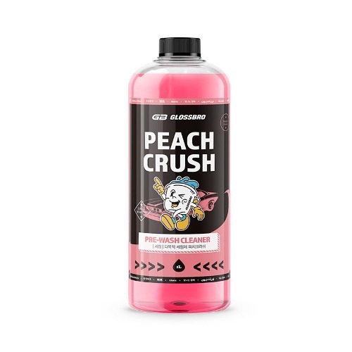 GLOSSBRO Peach Crush, น้ำยาสลายคราบทำความสะอาดอเนกประสงค์ สูตรขจัดคราบหนักเข้มข้น 1L