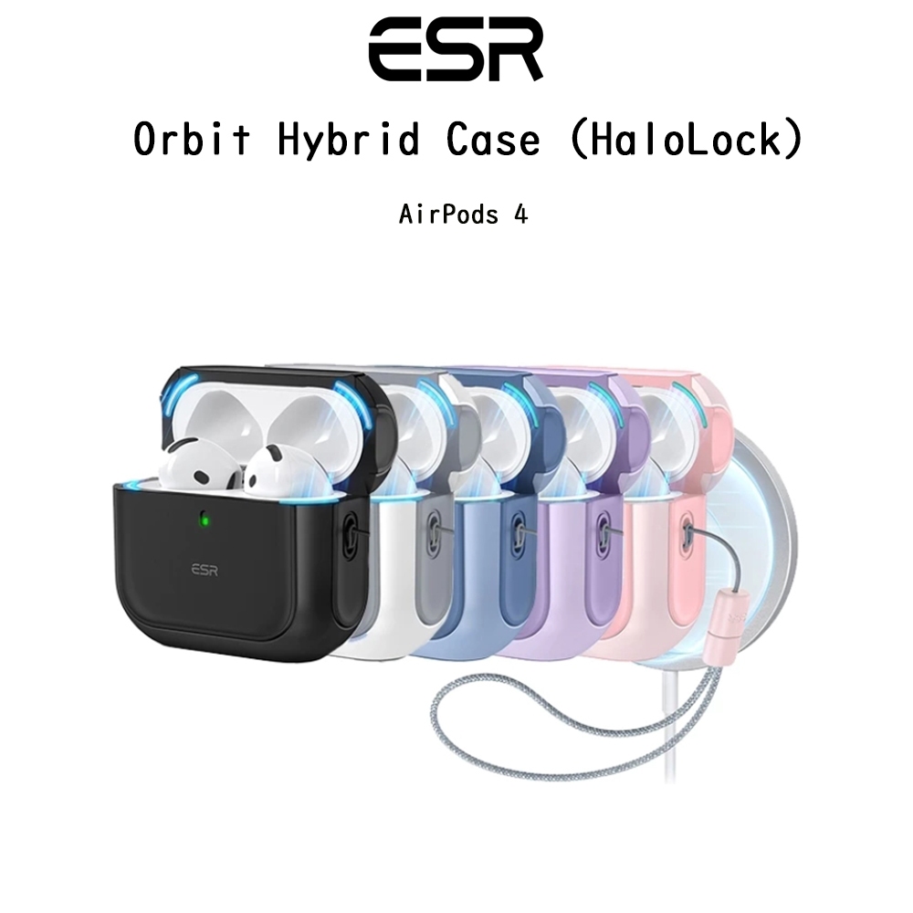 ESR Orbit Hybrid Case (HaloLock) เคสกันกระแทกเกรดพรีเมี่ยมจากเกาหลี เคสสำหรับ AirPods 4 (New)