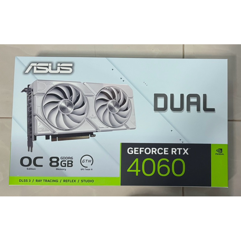 [คืนcoin500]Rtx4060 มือ1 asus dual white evo ประกัน itcity เริ่ม12/24 พร้อมส่ง