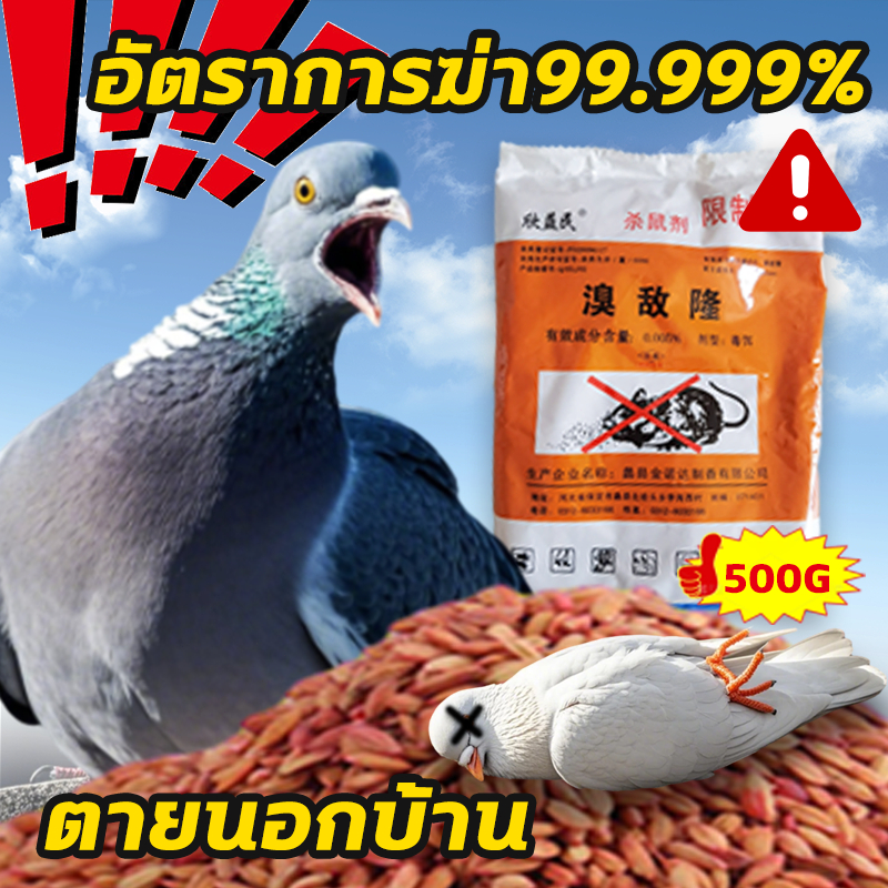 ยากำจัดนกพิราบ ไล่นกพิราบ น้ํายาไล่นก ยาเบื่อ นกพิราบ ยาฆ่านกพิราบ เหยื่อกำจัดนก กันฝน กันแดด เหยื่อกำจัดนกพิราบ 500กรัม