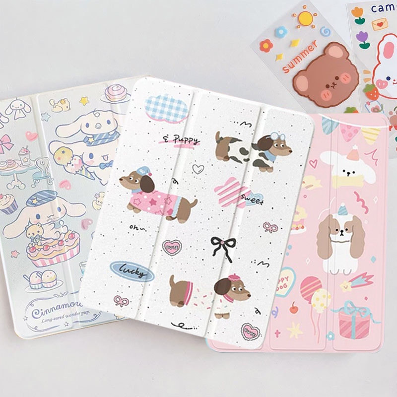 017.เคสฝาพับ ลายยูนิคอร์นน่ารัก สำหรับ xiaomi redmi Pad SE 11 8.7 2024 มีช่องใส่ปากกา เคสหนัง เคสกันกระแทก Smart Case
