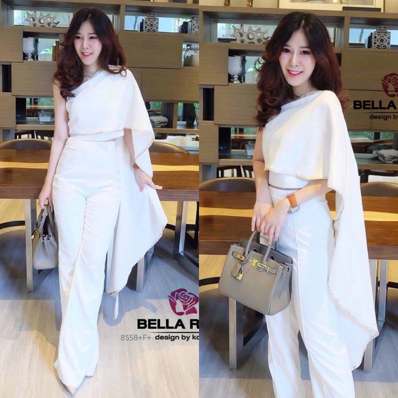 PP8558 Set 2 ชิ้น เสื้อสไบ+กางเกงขายาว