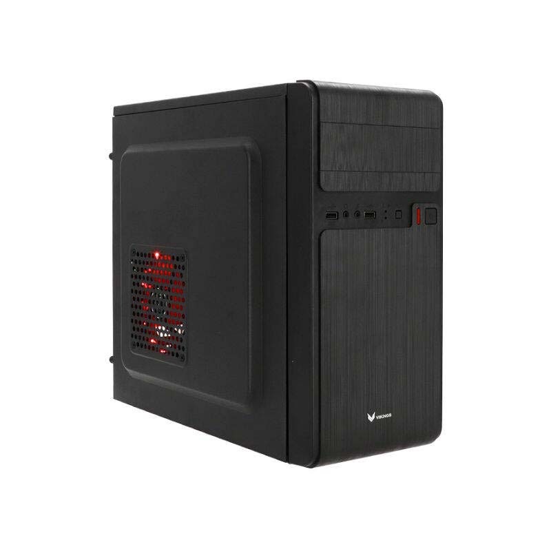mATX CASE (NP) VIKINGS 1710R BLACK(By Shopee  SuperTphone1234)