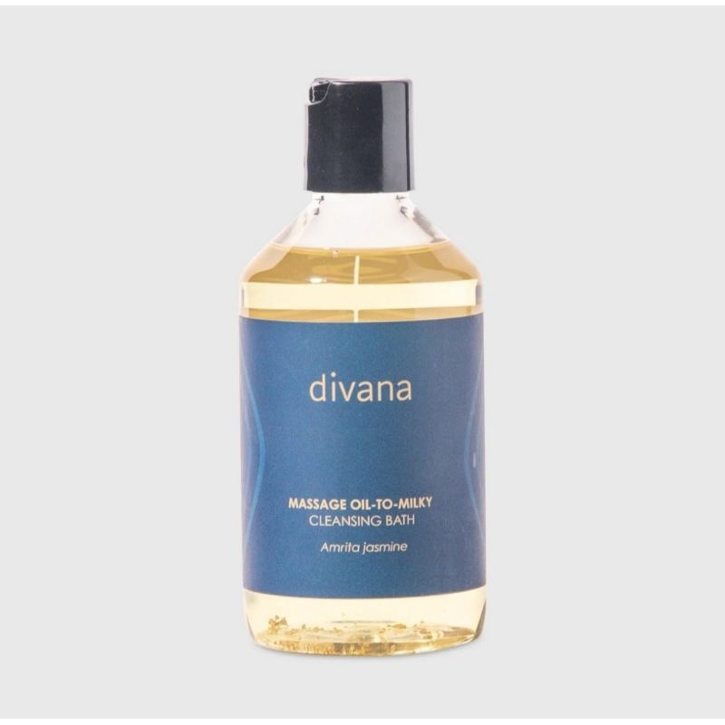 (สินค้า​พร้อม​ส่ง) Divana Massage Oil To Milky Cleansing Bath Amarita Jasmine ของแท้​ป้าย​ KINGPOWER