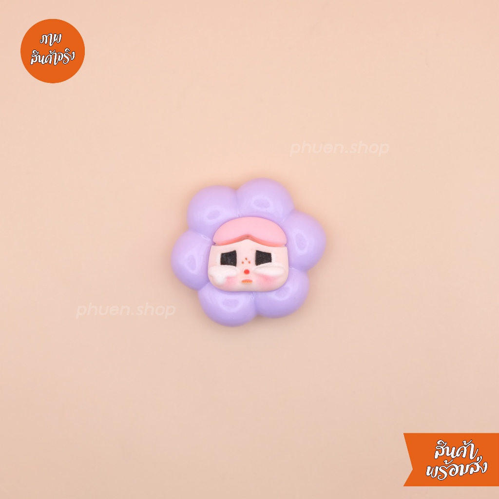 "พร้อมส่ง จากประเทศไทย 🇹🇭 " จิ๊บบิท Powerpuff x Crybaby 2D จิ๊บบิท Jibbitz รองเท้า-กระเป๋า