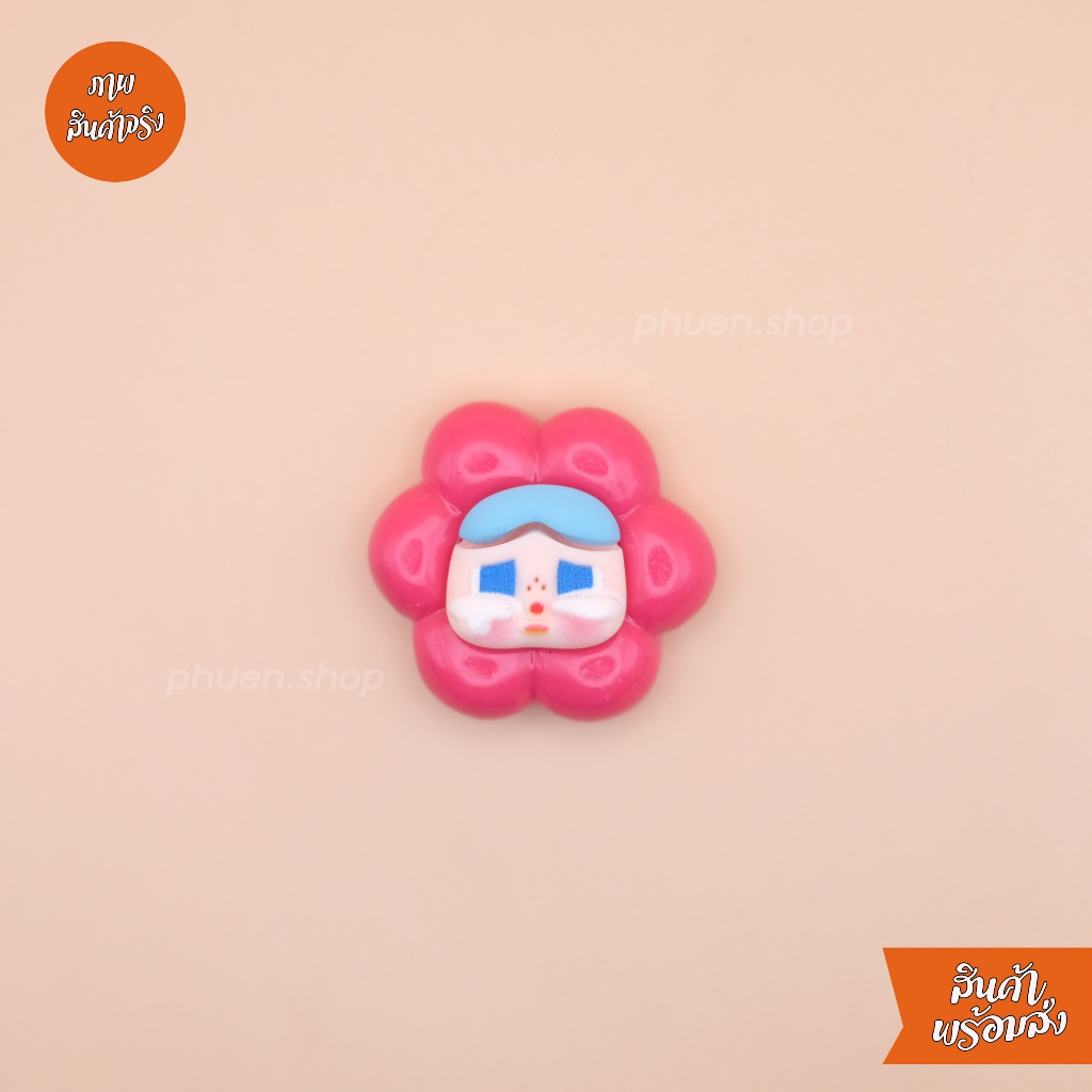 "พร้อมส่ง จากประเทศไทย 🇹🇭 " จิ๊บบิท Powerpuff x Crybaby 2D จิ๊บบิท Jibbitz รองเท้า-กระเป๋า