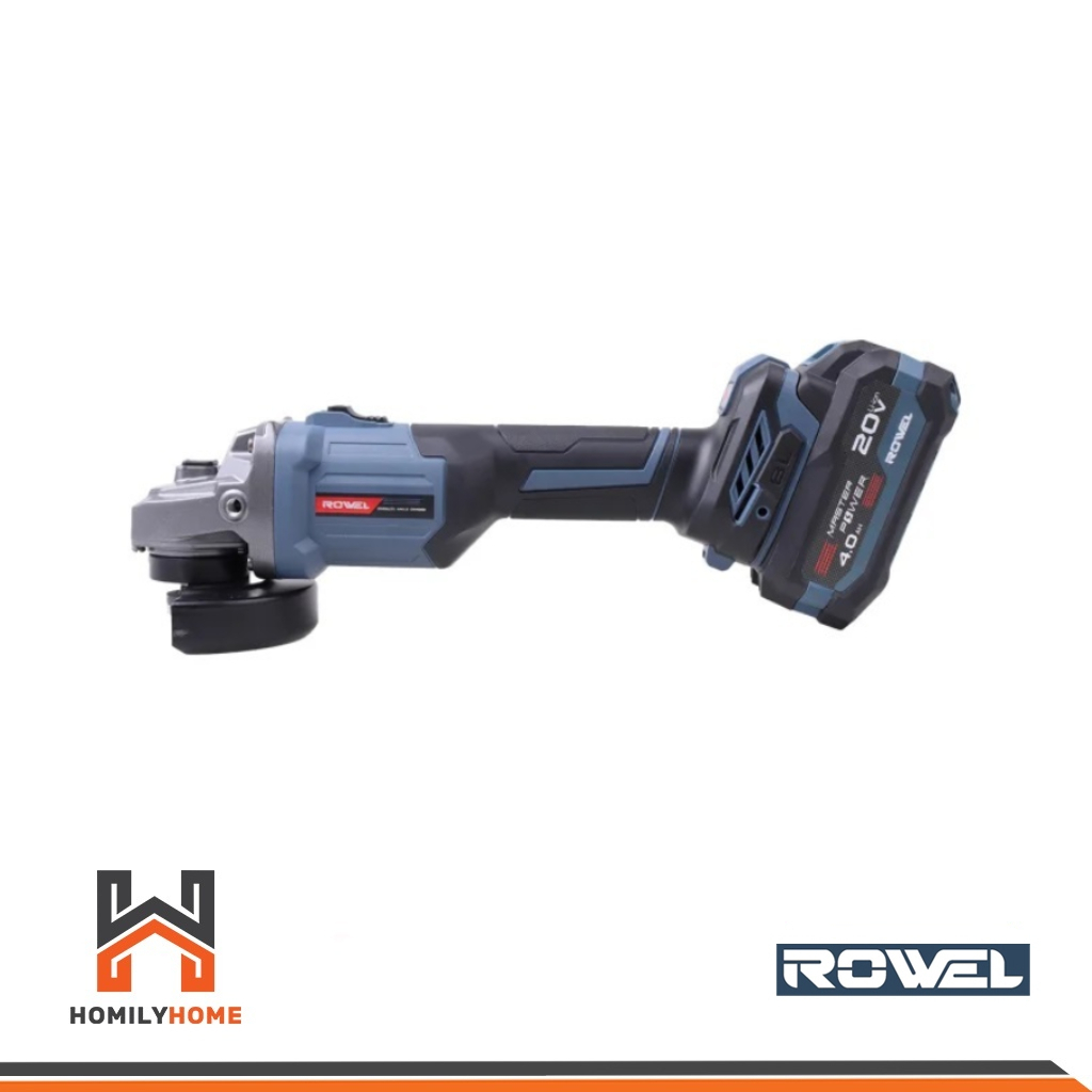 ROWEL เครื่องเจียรไร้สาย Brushless 20v รุ่น DGD100 ขนาด 4นิ้ว 8500รอบ/นาที เครื่องเจียร