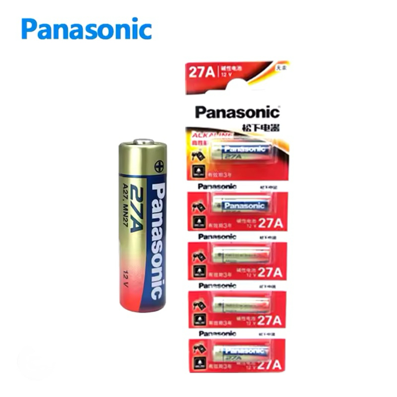 (แพคHK5ก้อน) ถ่าน Panasonic 27A 12V แพค5ก้อน ของใหม่ ของแท้ แพคHK