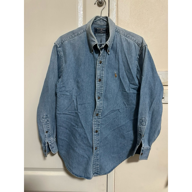 Ralph Lauren denim shirt vintage  เสื้อเชิ๊ตยีนส์ราฟลอเรน