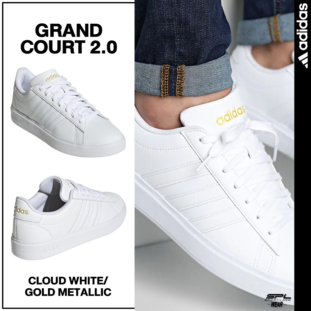 Adidas อาดิดาส รองเท้าผ้าใบ รองเท้าลำลอง W Grand Court 2.0 GW9213 (2500)