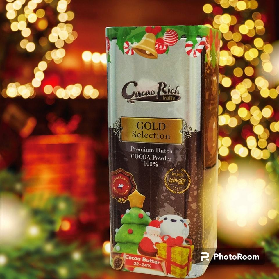 Cacao Rich Gold Selection ผงโกโก้ ไขมันสูง (ดีต่อสุขภาพ) โกลด์ซีเล็คชั่น