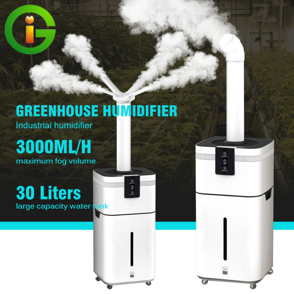 เครื่องทำให้ชื้น Green house เครื่องเพิ่มความชื้น ในอากาศ 30L ทำงานระบบ atomization สำหรับ ต้นไม้ในร่ม โรงเรือ