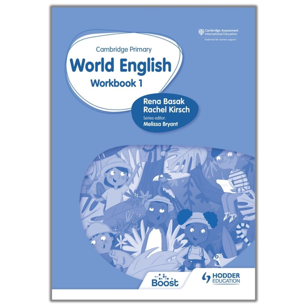 หนังสือเรียนระดับประถมศึกษา Cambridge Primary World English Workbook Stage 1