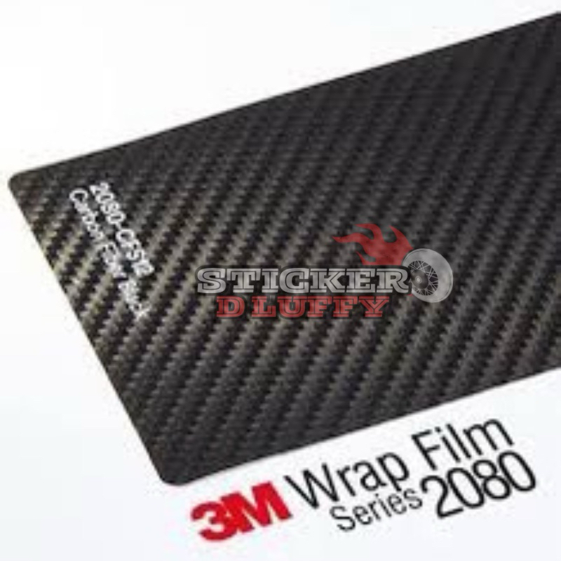 (3M แท้100%) สติ๊กเกอร์ 3M เคฟล่าแท้ 2080 carbon fiber Wrap Film สีดำด้าน ผลิตในเยอรมันคุณภาพอเมริกา
