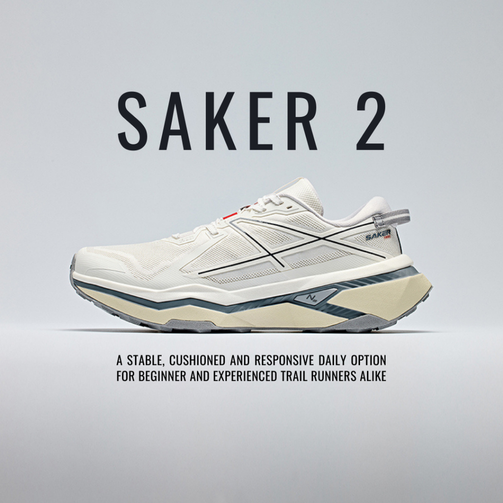 ANTA SAKER 2 รองเท้าวิ่งเทรลผู้ชาย Nitroedge Shoes 1124D5502A Official Store