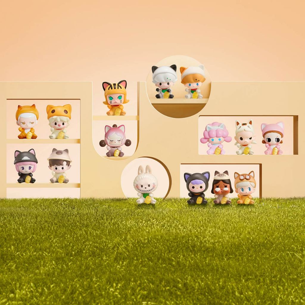 [สุ่ม] แบบซองเดียว POP MART POP BEAN Lucky Cat Series ไม่แกะซอง ของแท้