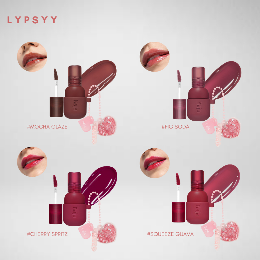 KAJA BEAUTY JELLY CHARM Lip & Blush Glazed Keychain Stain