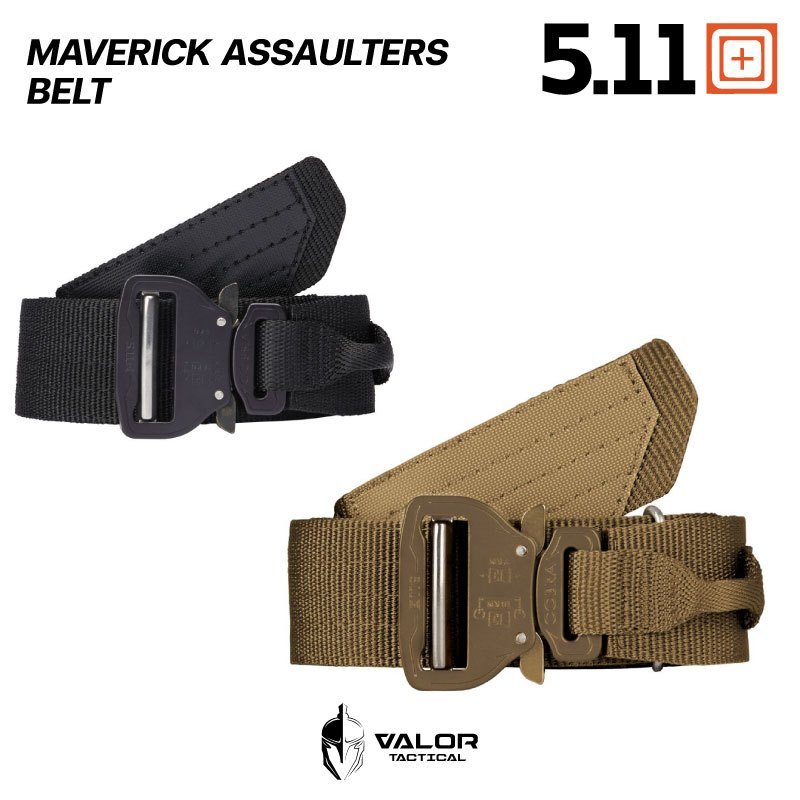 5.11 Tactical - Maverick Assaulters Belt เข็มขัดสนาม ผู้ชาย เข็มขัดยุทธวิธี ทหาร ตำรวจ