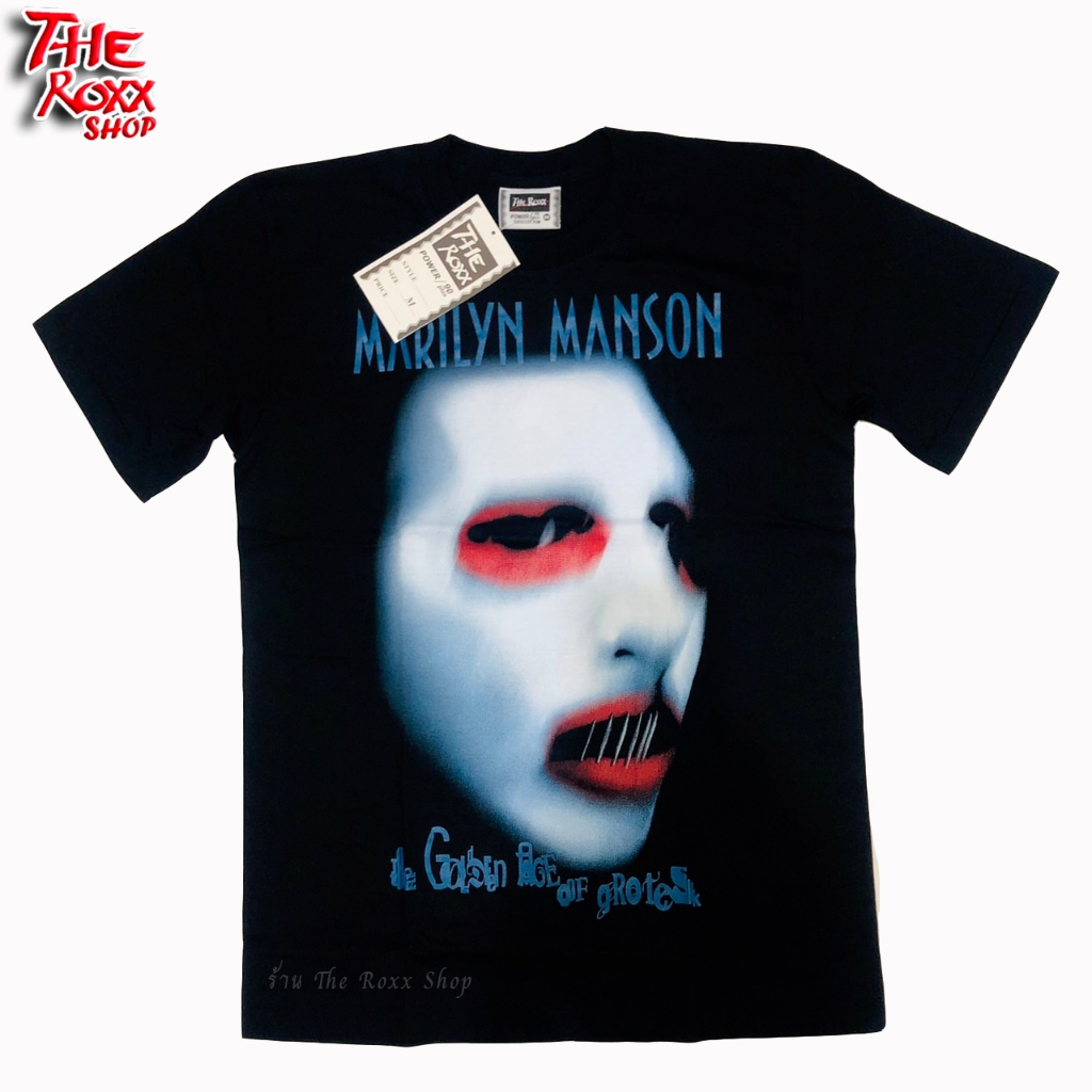 เสื้อวง Marilyn Mansn SP- 357 ป้าย The Roxx