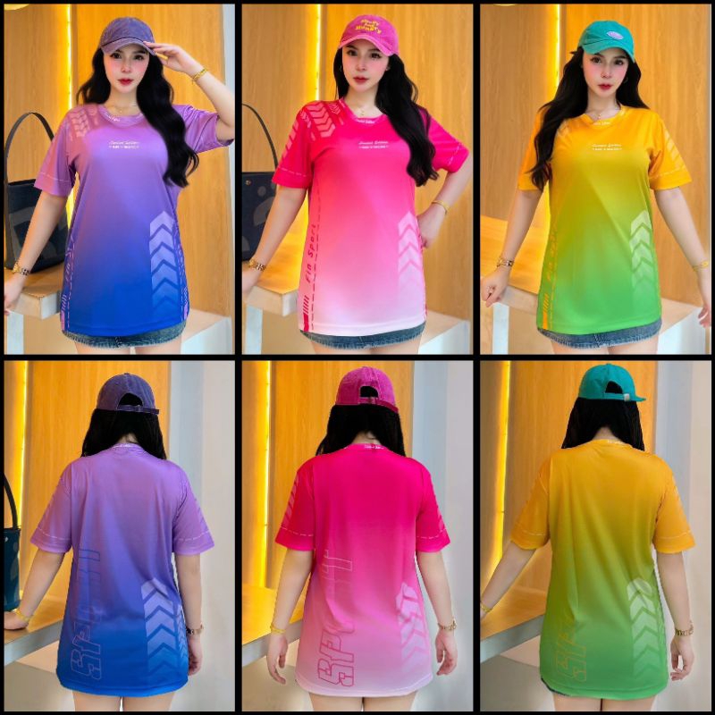 เสื้อกีฬา running สีสด
