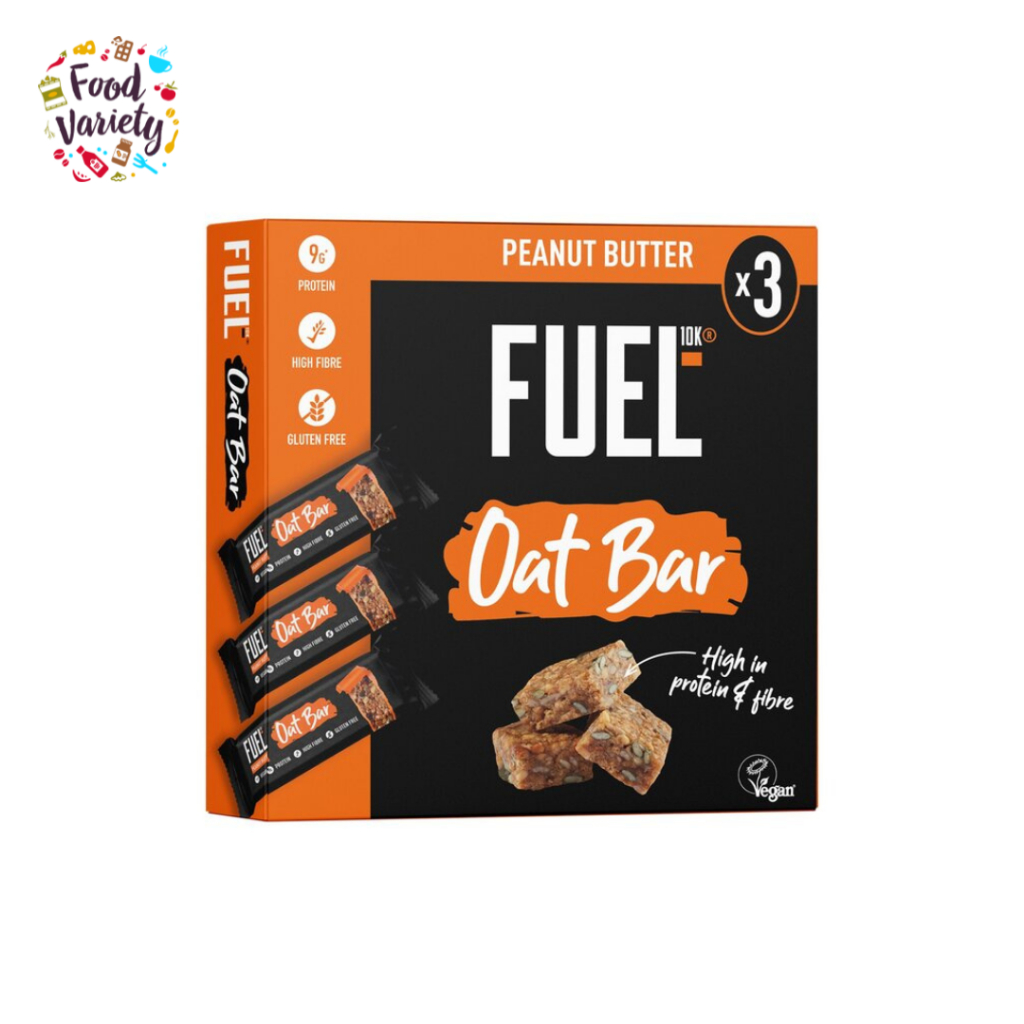 Fuel 10K High Protein Peanut 3 Oat Bars Multipack 135g