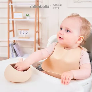 Mombella จานซิลิโคนเด็กมีตัวดูดกันหล่น Panda Silicone Suction Dinner Plate - Light brownจานข้าวเด็ก ซิลิโคนฟู้ดเกรด BPA
