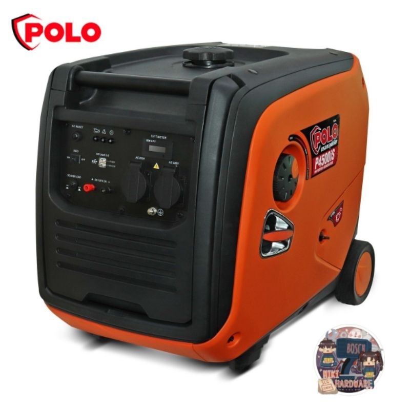 POLO  P4500IS เครื่องปั่นไฟอินเวอร์เตอร์ แรงดันไฟ 220 โวลต์ ของแท้100%