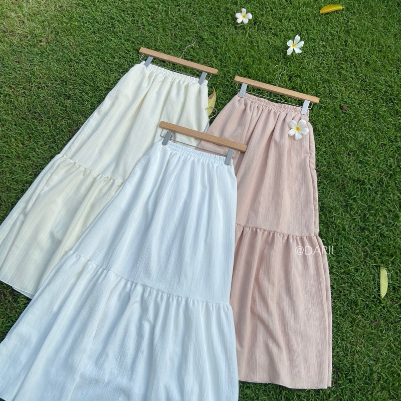 Sugar Skirt | กระโปรงยาว เอว 24” ยืดสุด 42”