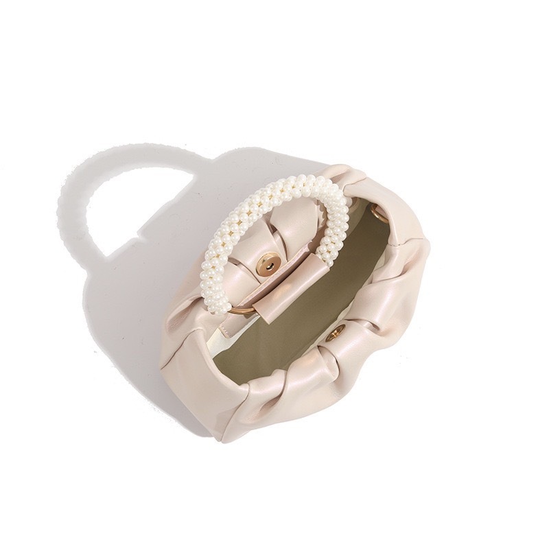 กระเป๋าถือ ไข่มุกน่ารัก กระเป๋าสะพายไหล่ ขนาดเล็ก แฟชั่นสำหรับผู้หญิง มีสายสะพายยาว - รูปที่ 7