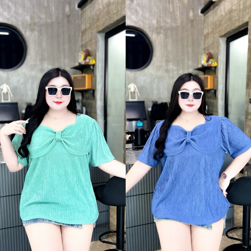 เสื้อสาวอวบอ้วนไซส์ใหญ่สีพื้นอก52