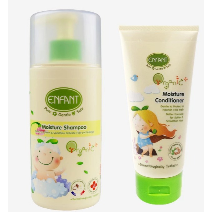 ENFANT ORGANIC MOISTURE SHAMPOO แชมพูสระผม รับฟรี Enfant Organic Plus Moisture Conditioner
