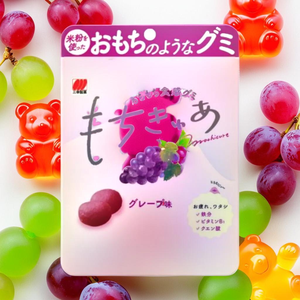 เยลลี่กัมมี่รส องุ่นญี่ปุ่น Sanko Seika | นุ่มหนึบ หวานฉ่ำ เคี้ยวเพลิน 44g